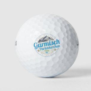 Pelotas De Golf Alpes Vintage Garmisch Partenkirchen Bavaria