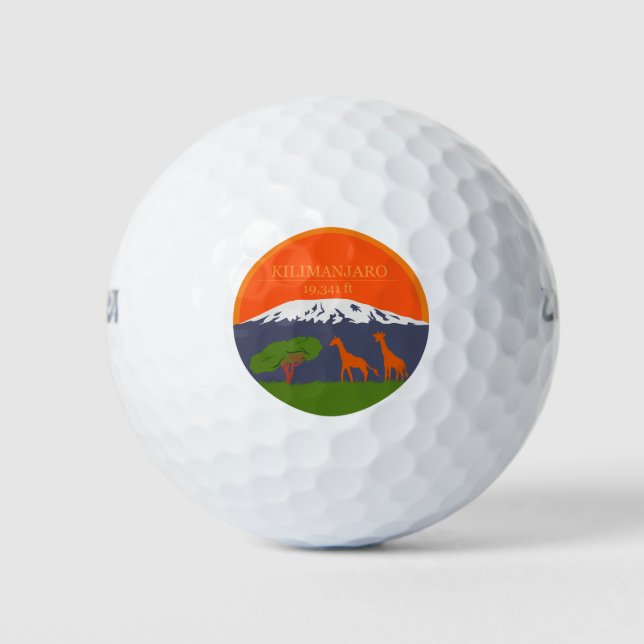 Pelotas De Golf Altitud de Kilimanjaro (Anverso)