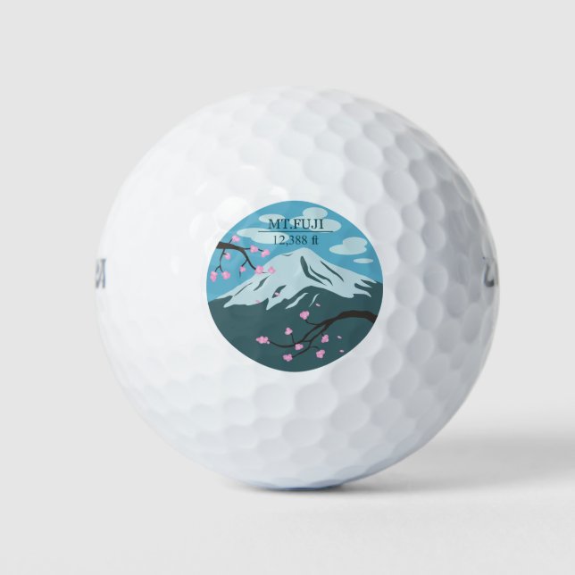 Pelotas De Golf Altitud del monte Fuji (Anverso)