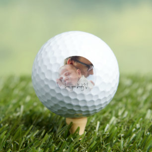 Pelotas De Golf Ama papi padre Personalizado de escritura moderna 
