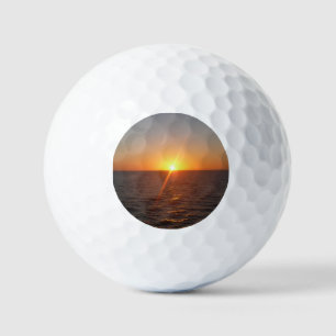Pelotas De Golf Amanecer en el Mar III Océano Atlántico