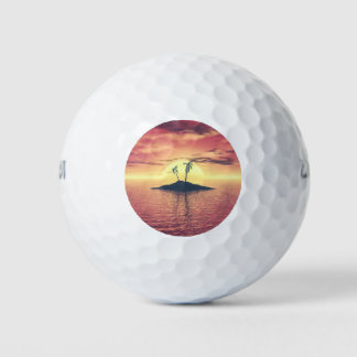 Pelotas De Golf Amanecer tropical