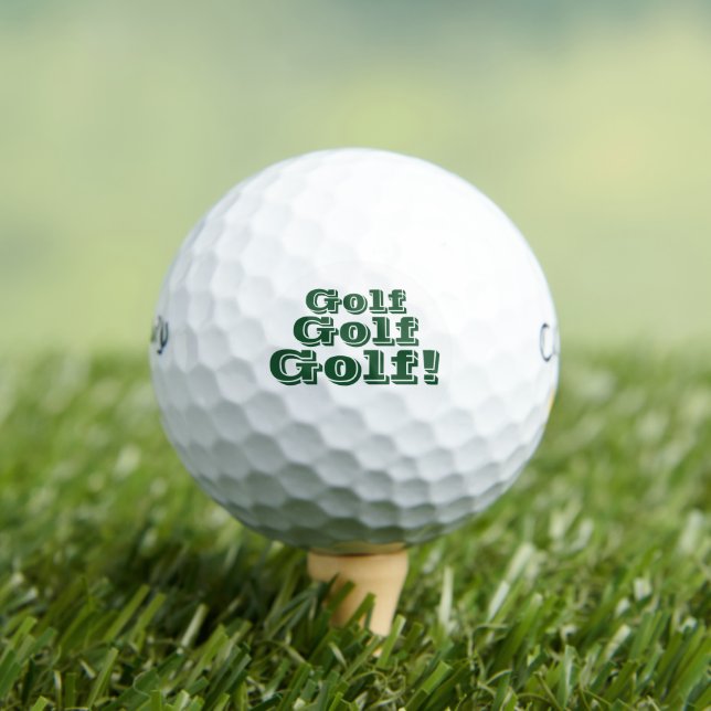 Pelotas De Golf Amante del Golf Moderno (Camiseta in situ)