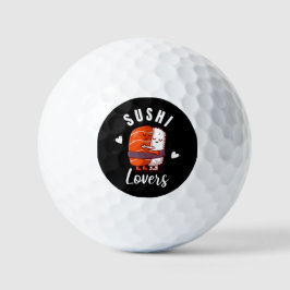 Pelotas De Golf Amantes del sushi Kawaii
