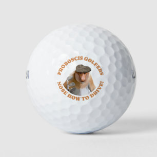 Pelotas De Golf Amantes divertidos del Monkey Golf Proboscis