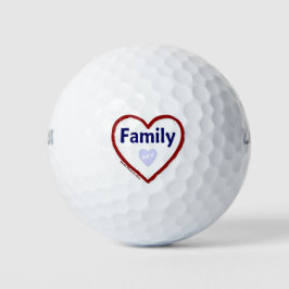 Pelotas De Golf Amar a mi familia