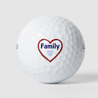 Pelotas De Golf Amar a mi familia