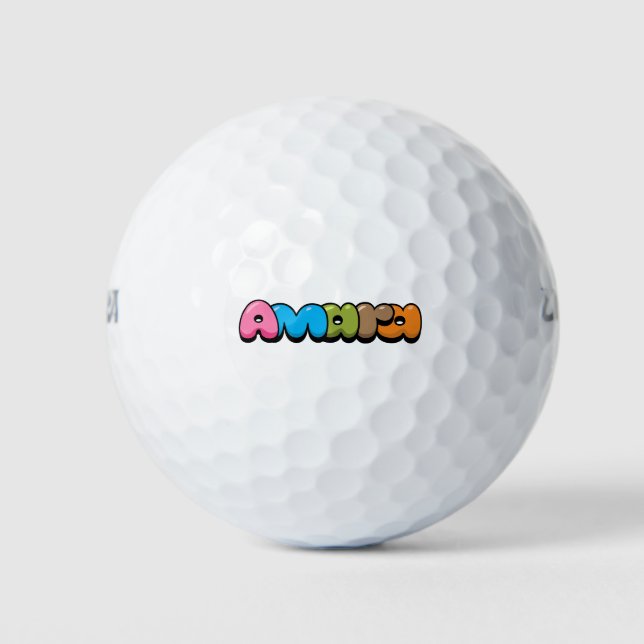 Pelotas De Golf Amara (Anverso)