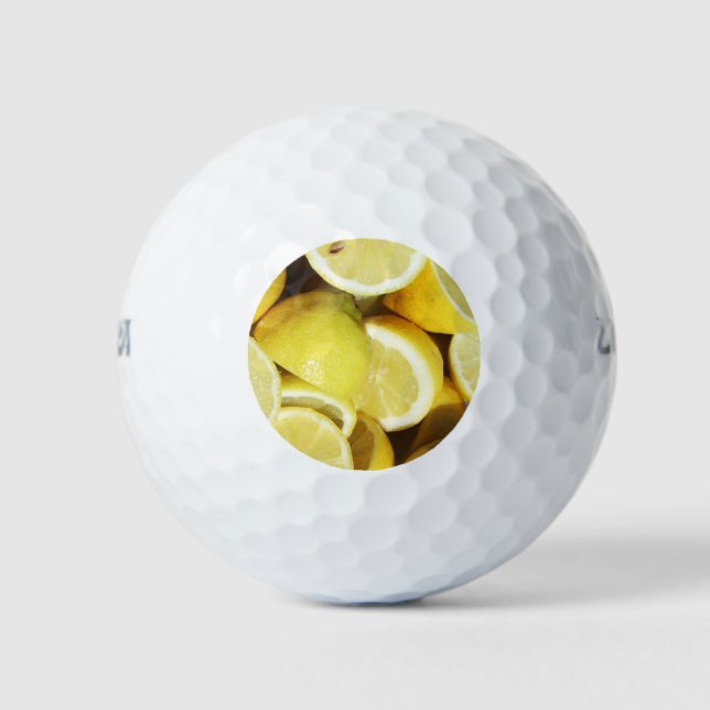 Pelotas De Golf Amarillo lémico (Anverso)