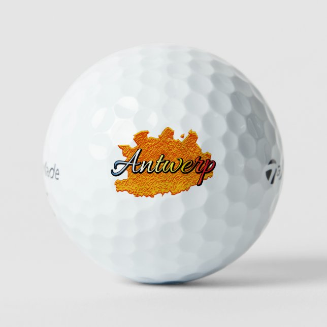 Pelotas De Golf Amberes (Anverso)