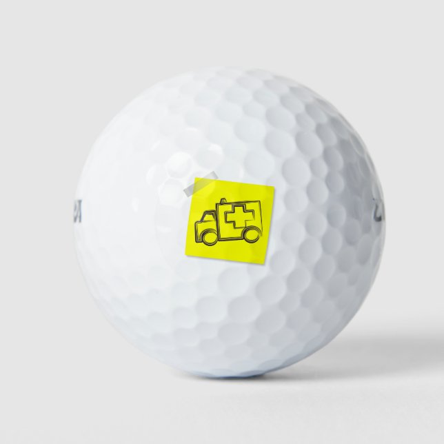 Pelotas De Golf Ambulancia (Anverso)