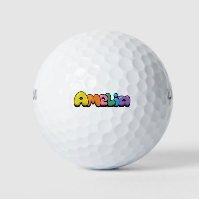 Pelotas De Golf Amelia (Anverso)