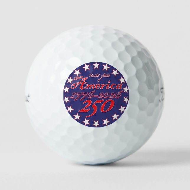 Pelotas De Golf America 250 (Anverso)