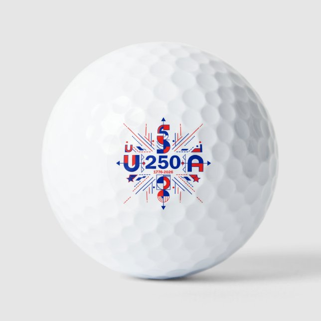 Pelotas De Golf America’s 250th anniversary (Anverso)