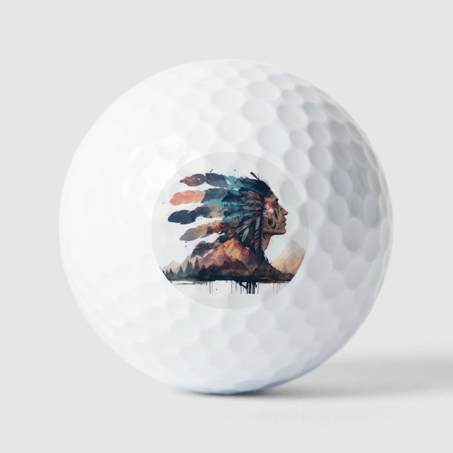 Pelotas De Golf Americano nativo (Anverso)