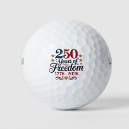 Pelotas De Golf America's 250th Anniversary Freedom