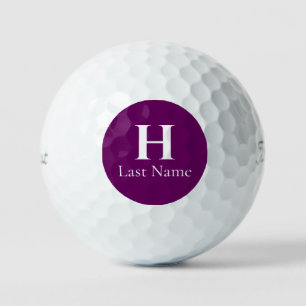 Pelotas De Golf Amethyst Circle Personalized Golf Ball (3) HAMbWG