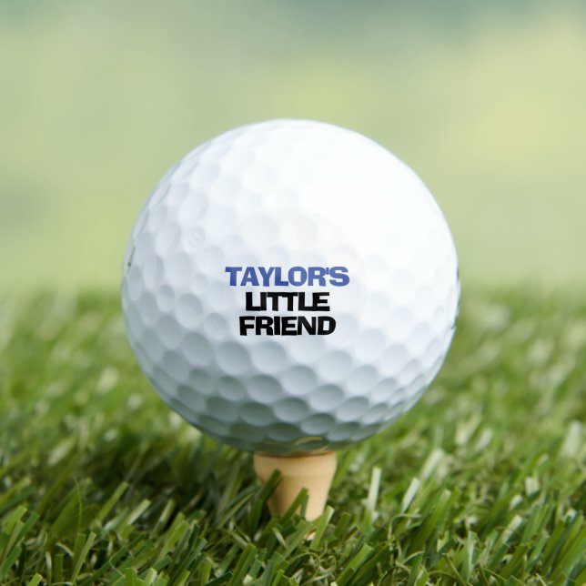 Pelotas De Golf Amigo Divertido Personalizado (Camiseta in situ)