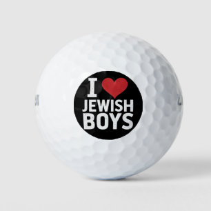 Pelotas De Golf Amo a los chicos judíos Me encantan los chicos jud