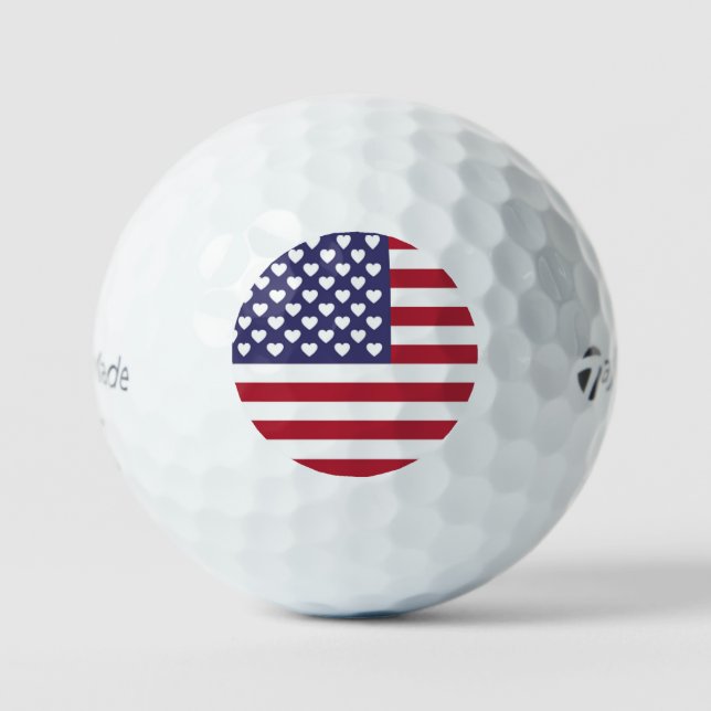 PELOTAS DE GOLF AMO A LOS ESTADOS UNIDOS DE AMÉRICA (Anverso)