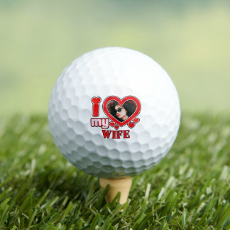 Pelotas De Golf Amo A Mi Esposa Personalizada