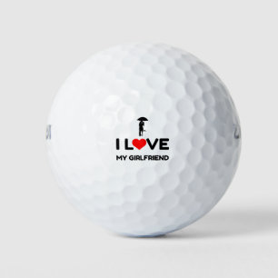 PELOTAS DE GOLF AMO A MI NOVIA.