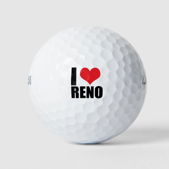 Pelotas De Golf Amo a Reno (Anverso)