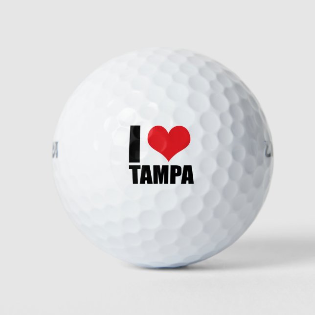 Pelotas De Golf Amo a Tampa (Anverso)