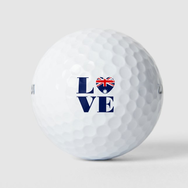 Pelotas De Golf Amo Australia (Anverso)
