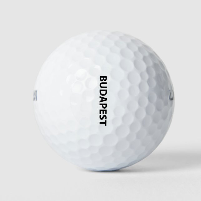 Pelotas De Golf Amo Budapest (Anverso)