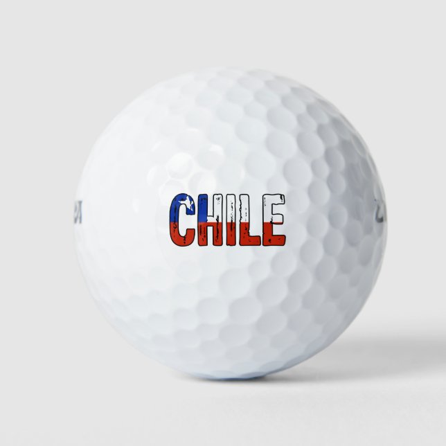 Pelotas De Golf Amo Chile (Anverso)