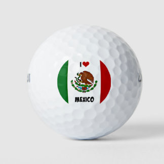 Pelotas De Golf Amo México, bandera mexicana