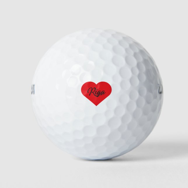 Pelotas De Golf Amo Riga - Letonia (Anverso)