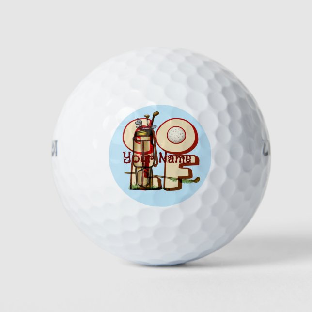 Pelotas De Golf Amor al golf (Anverso)