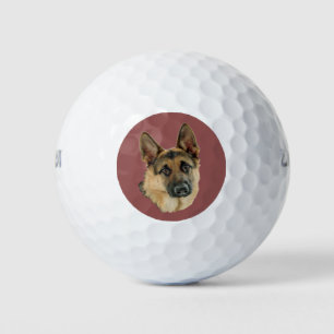 Pelotas De Golf Amor pastor alemán