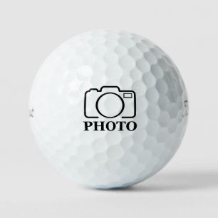Pelotas De Golf Añadir Boda fotográfico personalizado moderno eleg