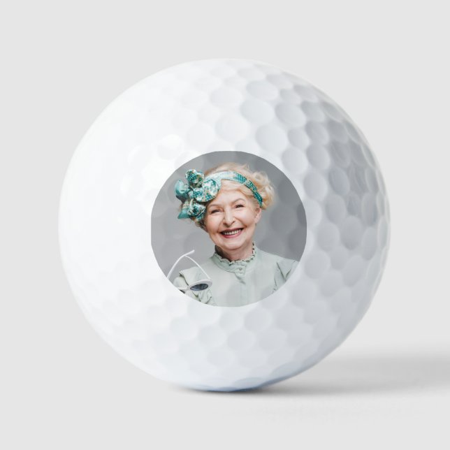 Pelotas De Golf Añadir la foto | Personalizado (Anverso)