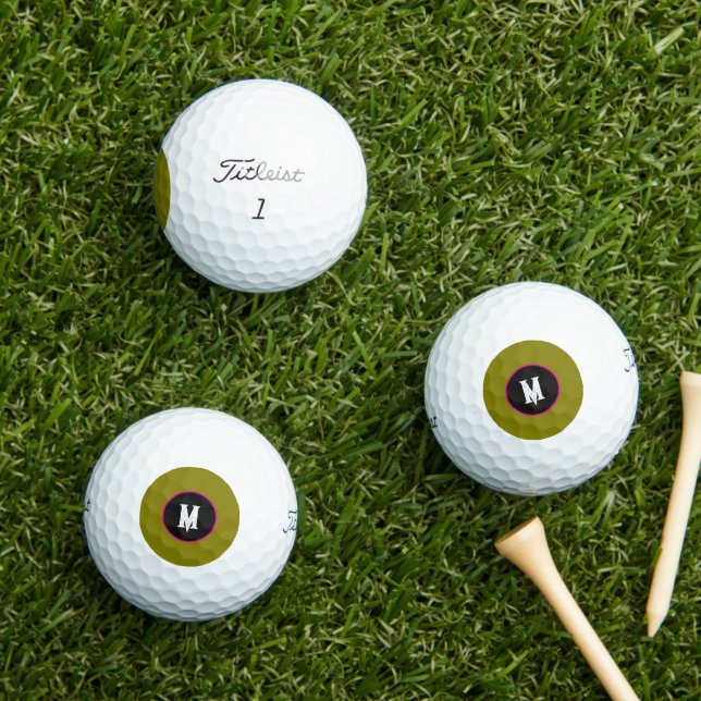 PELOTAS DE GOLF AÑADIR SUS PROPIAS INICIALES - BALONES DE GOLF PRO (Césped in situ)