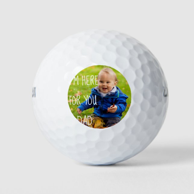 Pelotas De Golf Añadir un texto divertido y personalizado (Anverso)
