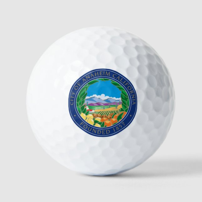 PELOTAS DE GOLF ANAHEIM CALIFORNIA (Anverso)