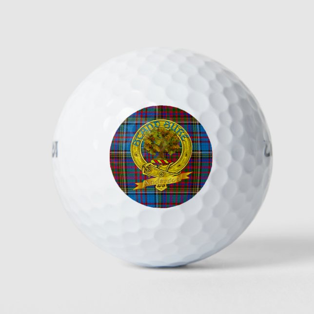 Pelotas De Golf Anderson Clan Motif 4 (Anverso)
