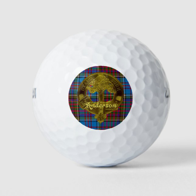 Pelotas De Golf Anderson Clan Motif 5 (Anverso)