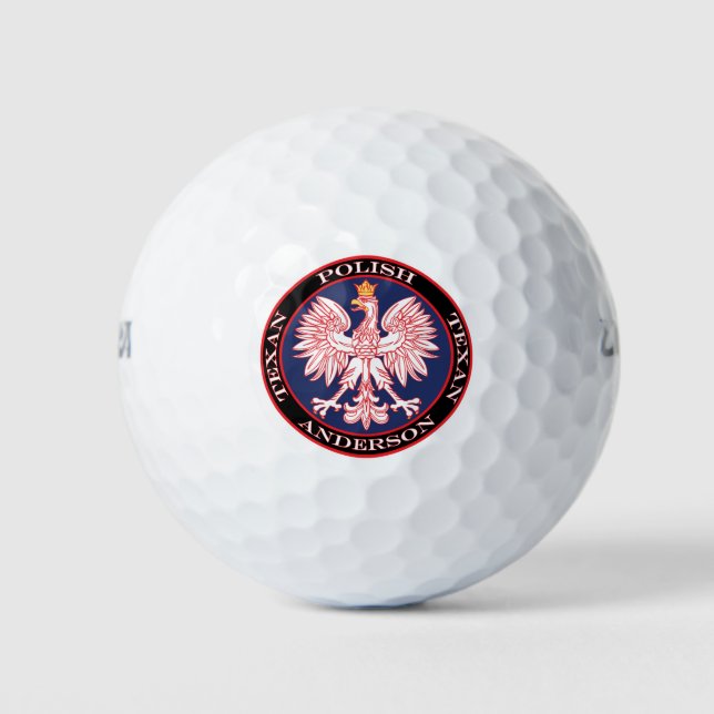 Pelotas De Golf Anderson Round Poland Texan (Anverso)