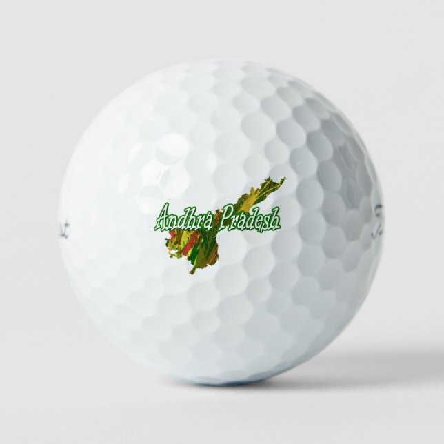 Pelotas De Golf Andhra Pradesh (Anverso)