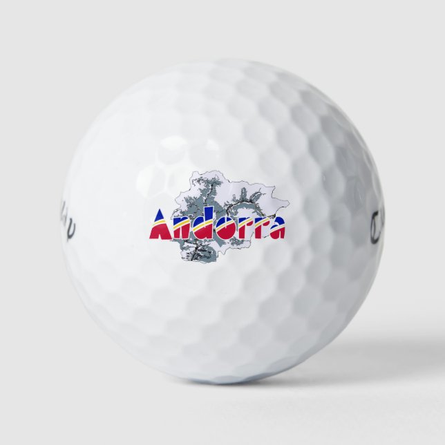 Pelotas De Golf Andorra (Anverso)