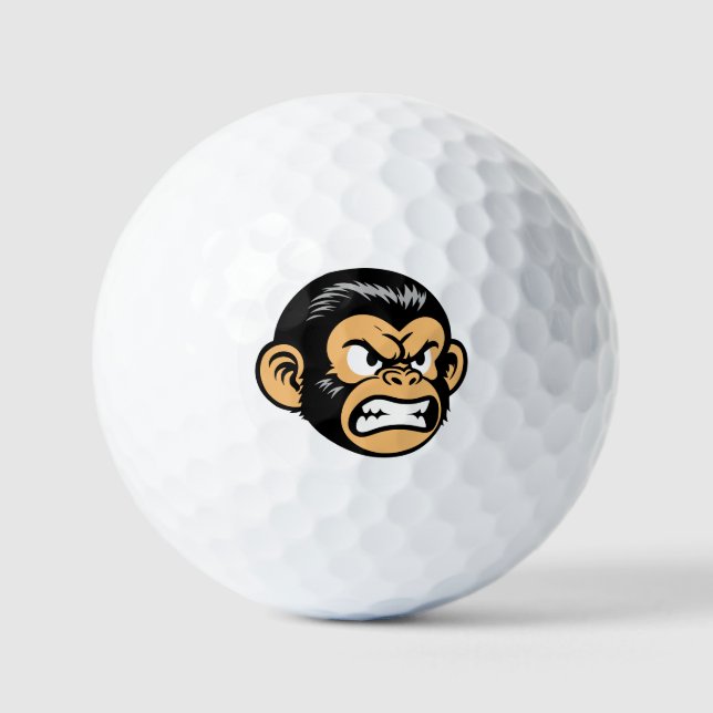 Pelotas De Golf Angry Ape (Anverso)