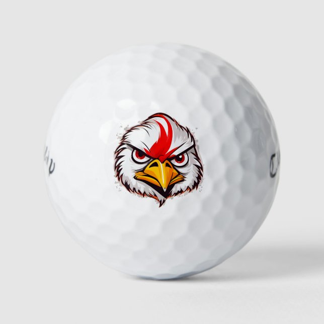 Pelotas De Golf Angry Birdie Callaway Warbird Balls de golf (Anverso)