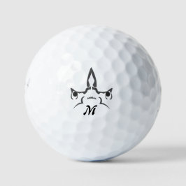 Pelotas De Golf Angry Hammerhead Shark Line Art