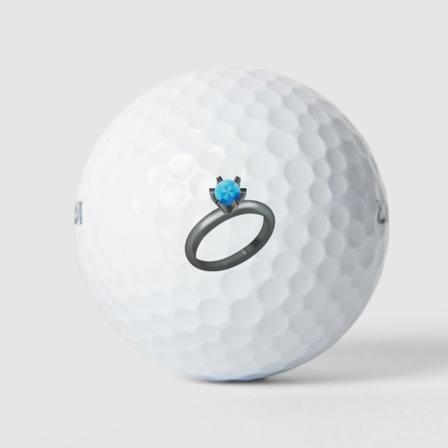 Pelotas De Golf Anillo de diamantes - Emoji (Anverso)