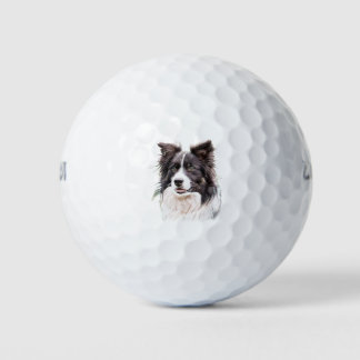 Pelotas De Golf Animal de perro collie de borde